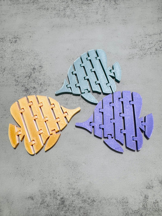 3D printed flexi summer fidgets RTS