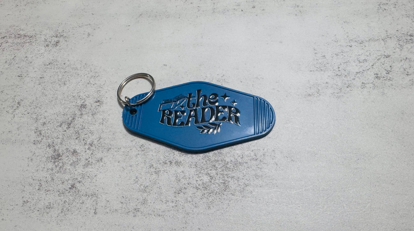 The reader Motel Keychain