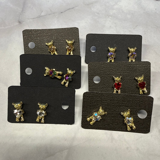 Teddy Bear Stud Earring