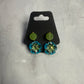 Blue and Green Flower Dangle