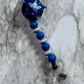 Blue Star Shaker Badge Reel Clip