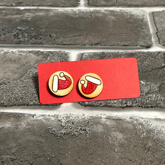 Santa Hat Stud Earring