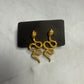 Gold Snake Stud Earrings