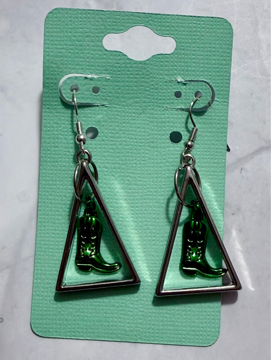 Green Boot Dangle