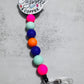 Crystals and Coffee Badge Reel Clip