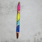 Rainbow hearts ballpoint pen