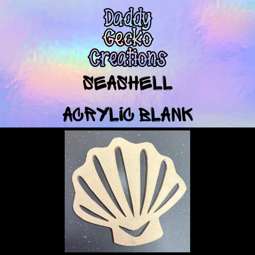 Seashell Acrylic Blank
