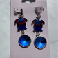 Blue/Red Turtle Dangle