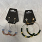 Hand Beaded Stud Dangle Earring