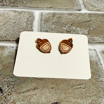 Acorn Stud Earring