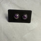 Dark Purple AB Stud Earrings