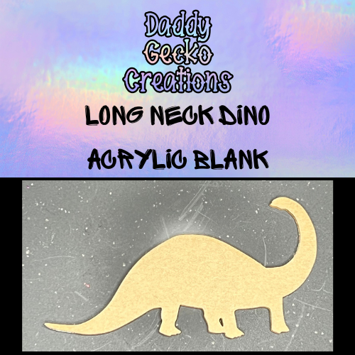 Long Neck Dino Acrylic Blank