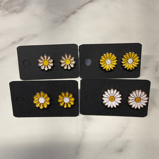 Sunflower Stud Earring