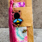 Acrylic Bookmark Floral with Bee Charm v1