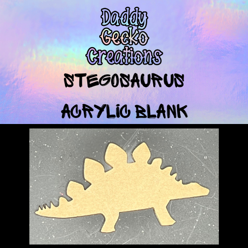 Stegosaurus Acrylic Blank