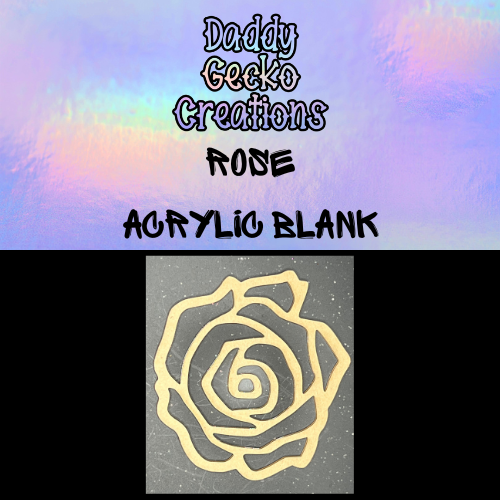 Rose Acrylic Blank