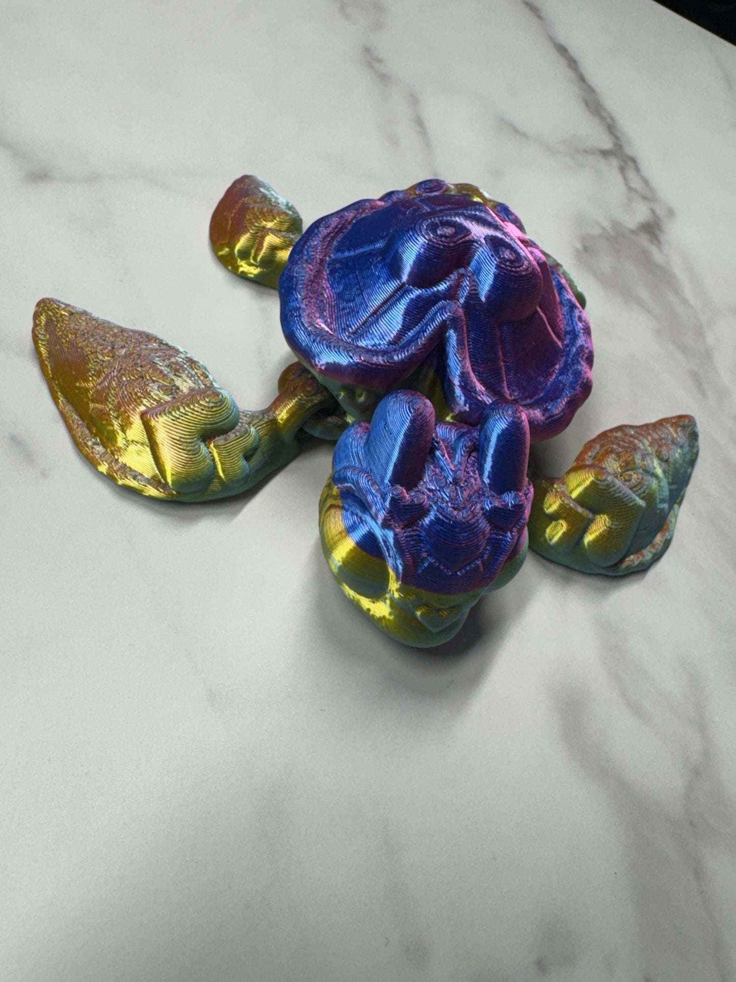 3D Printed Large Love Turtle (RTS)