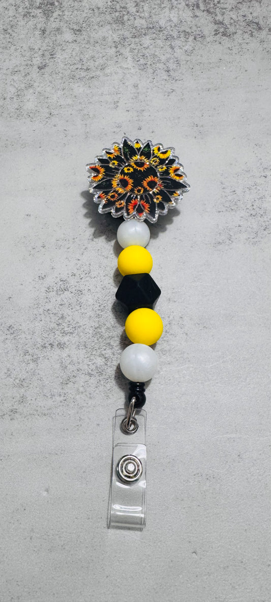 Sunflower v2 Badge Reel Clip