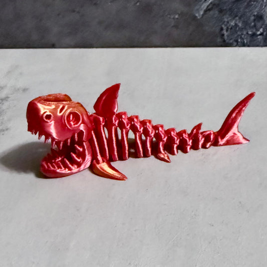 3D Printed Articulated Shark (RTS)