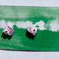 Pink Dino Stud Earring