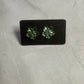 Light Green Crystal Flower Stud Earring