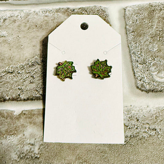 Leaf Stud Earring V2