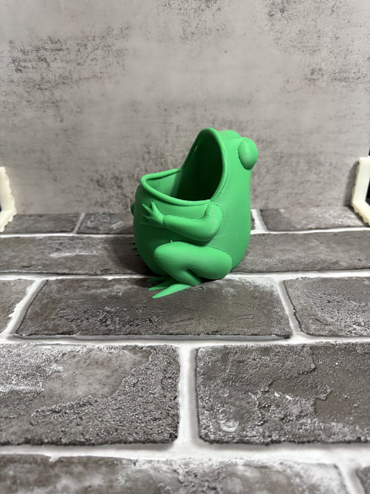 3D Printed Froggy Planters (RTS)