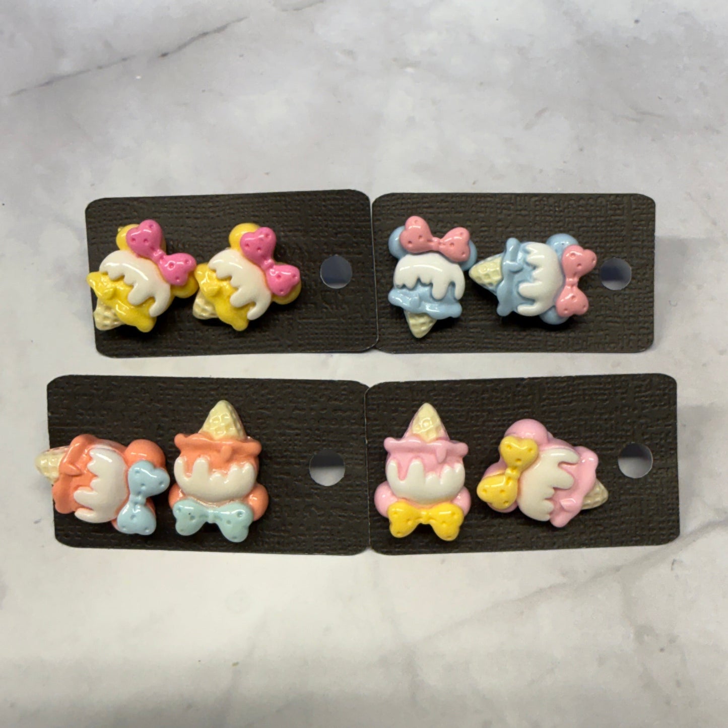 Bow Ice Cream Stud Earring