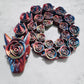 3D printed Rose Snake red rainbow