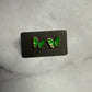 Green Butterfly Stud Earrings