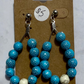 Light Blue/Silver Cross Dangle