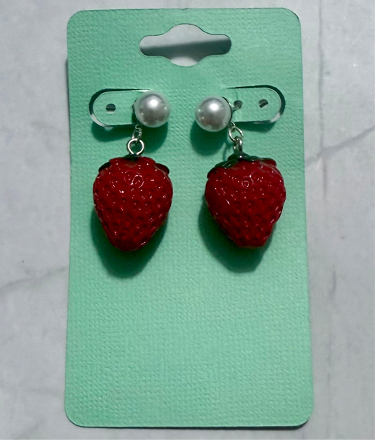 Small Strawberry Dangle