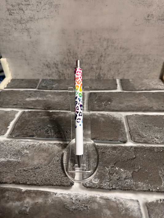 Rainbow Leopard Pen