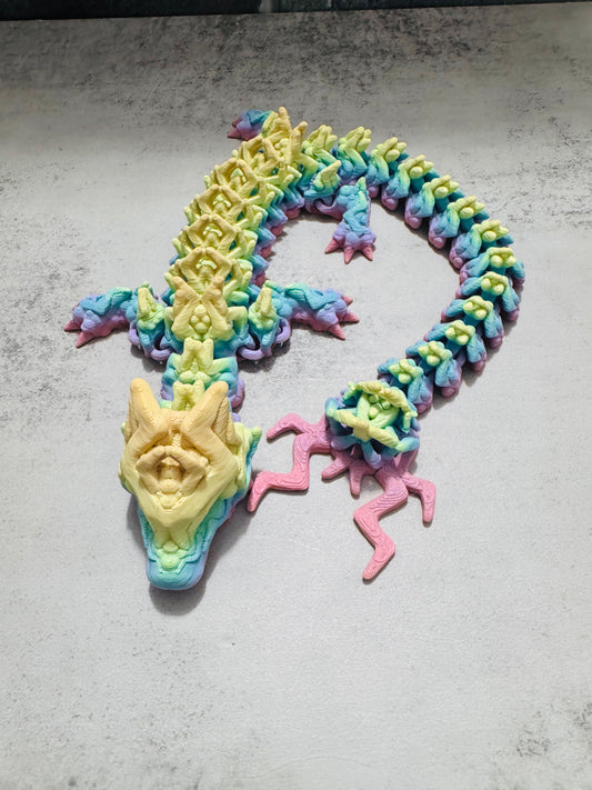 3D printed Tadling pastel rainbow RTS