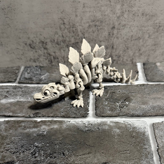 3D Printed Articulated Stegosaurus (RTS)