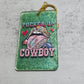 Puckerup Cowboy Resin Keychain