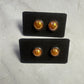 Orange AB Stud Earrings