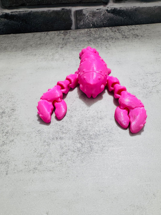 3D printed pink lobster RTS
