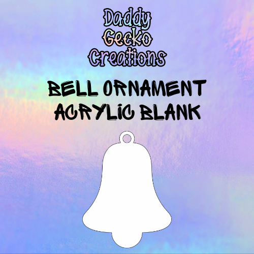 Bell Ornament Acrylic Blank