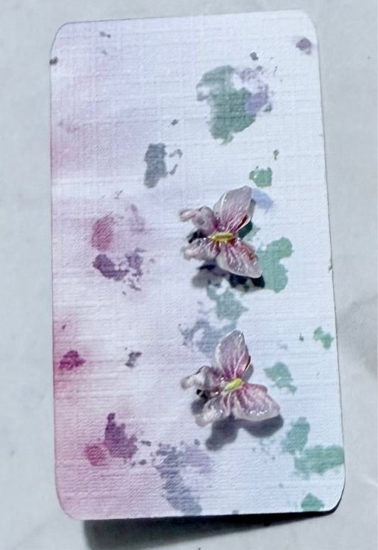 Yellow Butterfly Stud Earring