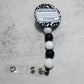 Composition Note Book Badge Reel Clip