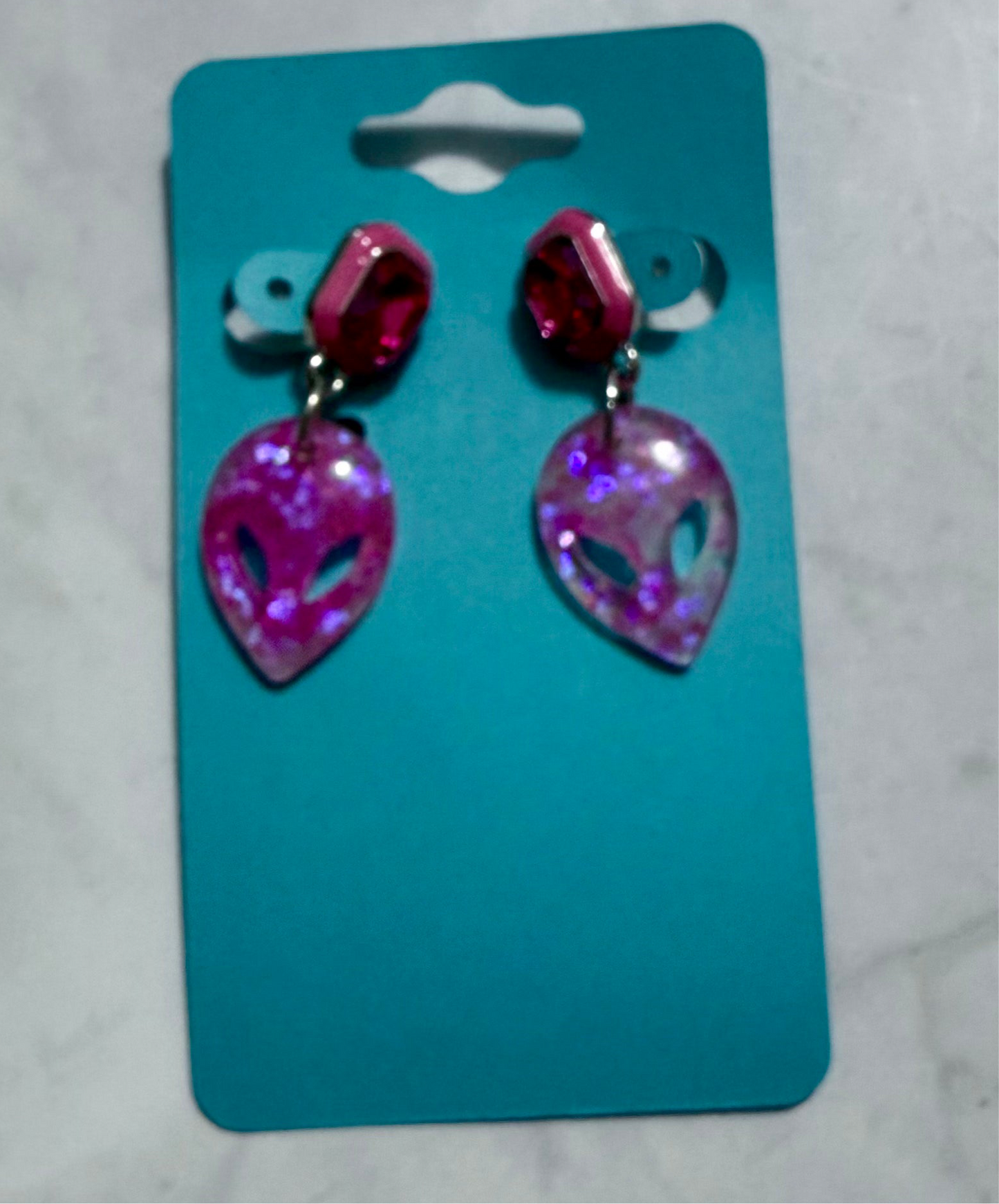 Hot Pink Alien Dangle