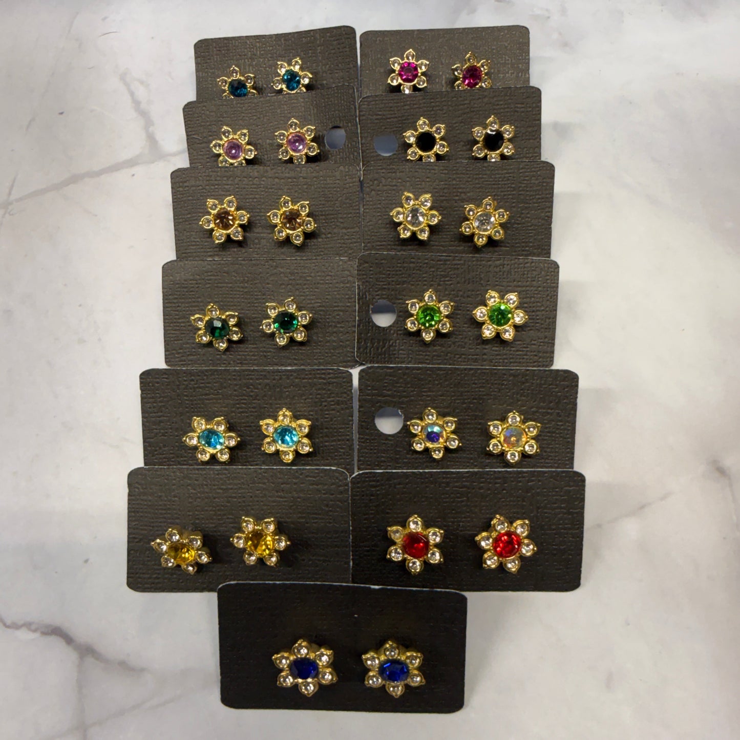 Fancy Flower Stud Earring