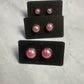Light Pink Stud Earrings