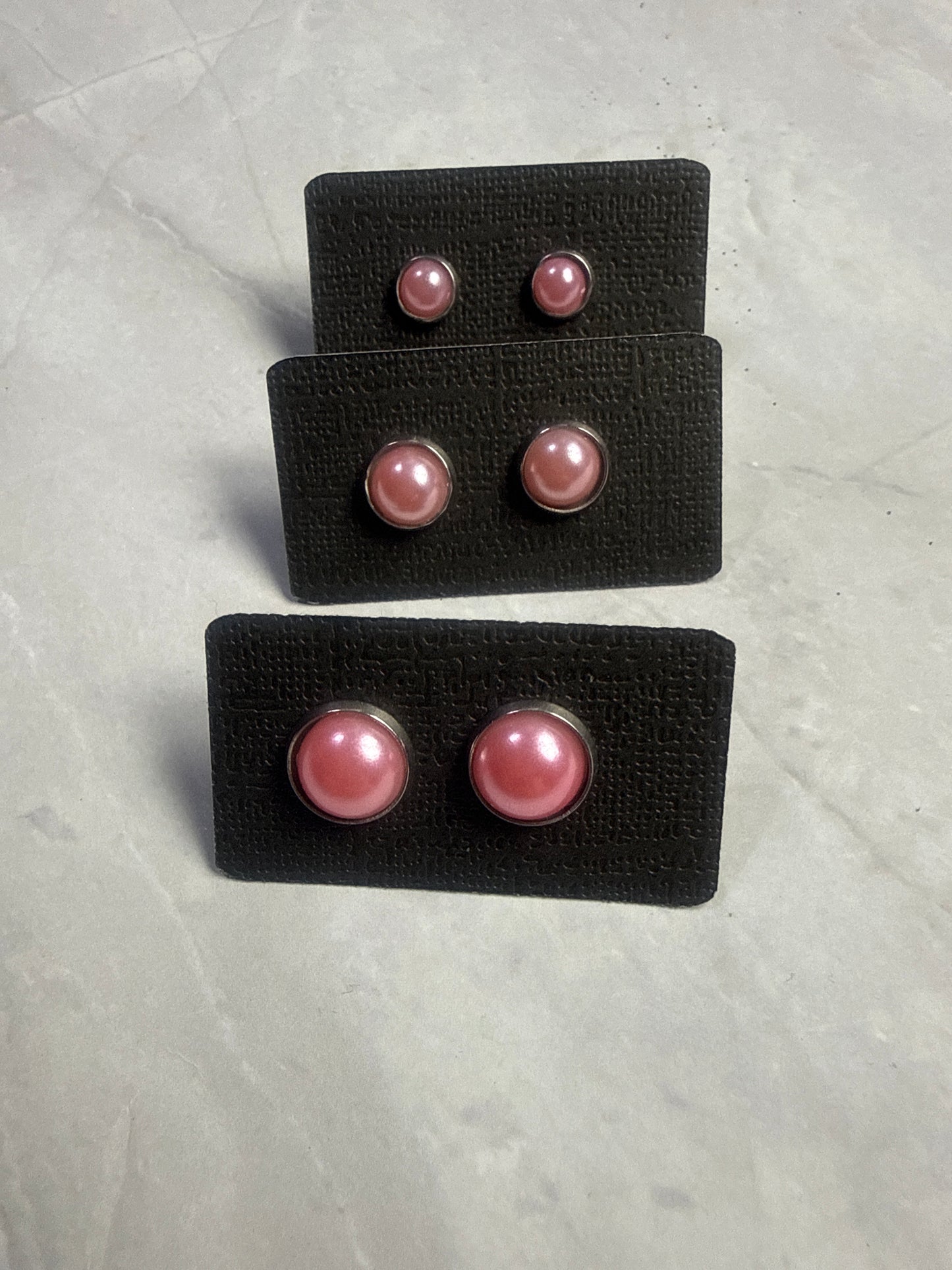 Light Pink Stud Earrings
