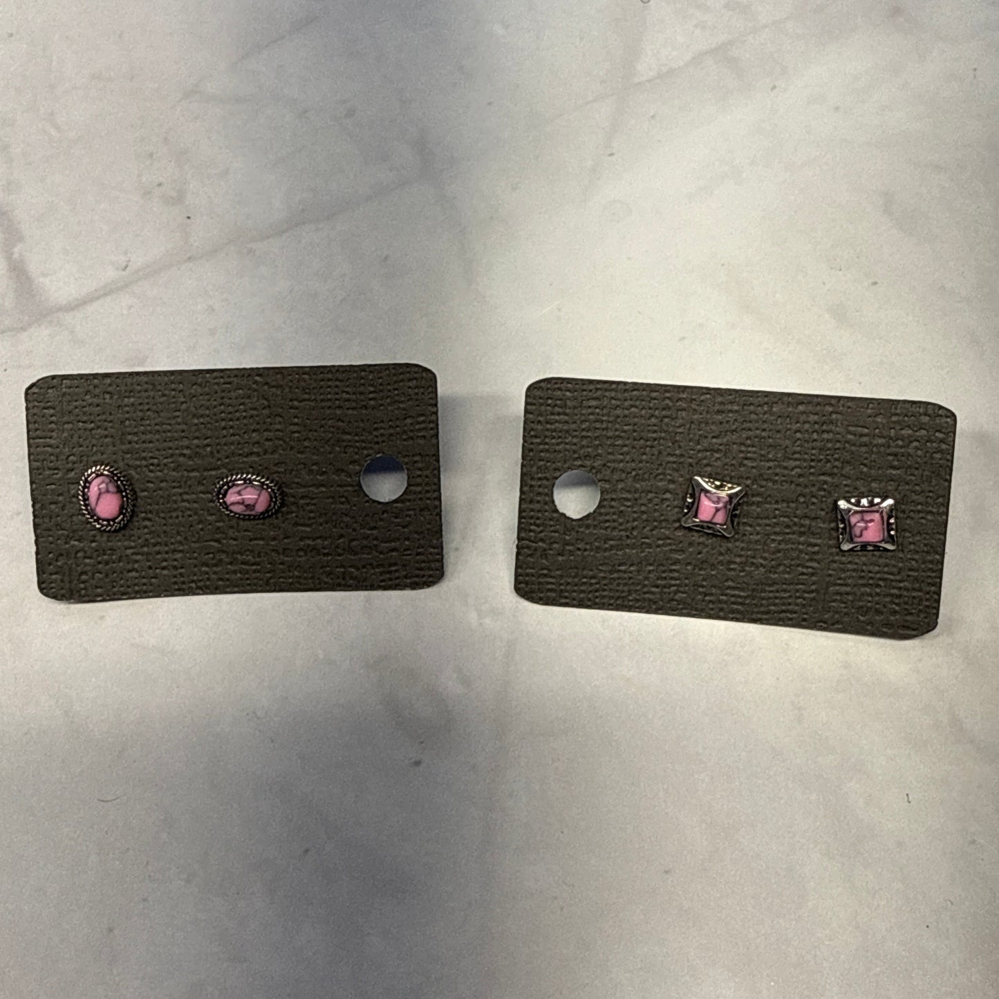 Pink Western Stud Earring