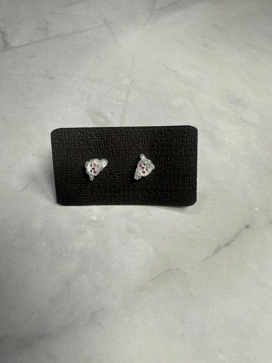 Tiny Bunny Stud Earrings