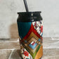 Retro Tattoo Heart Template Tumbler 16oz Libby Gecko Version