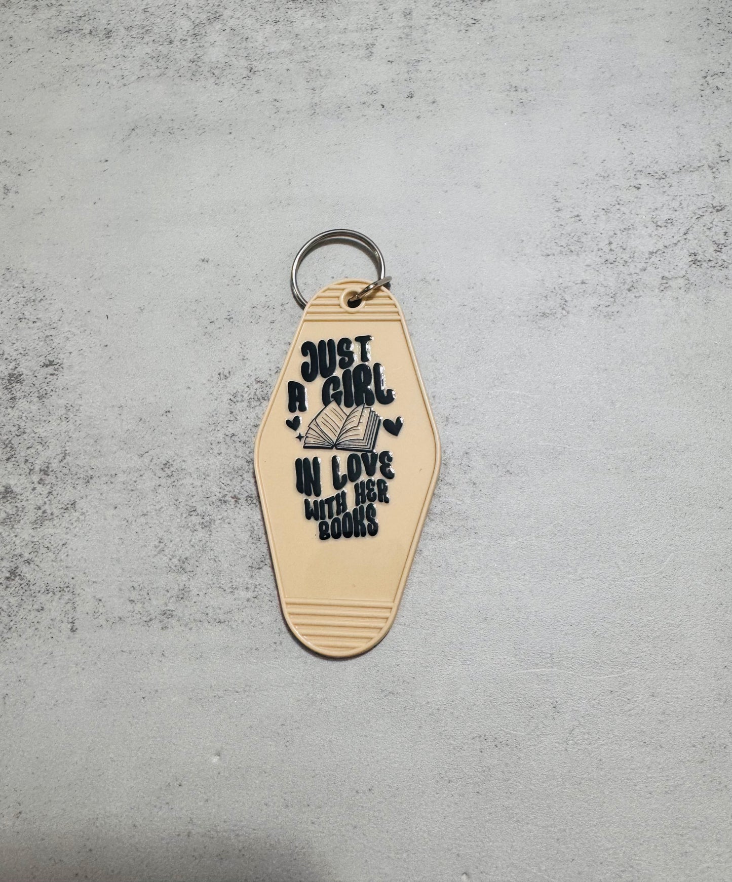 Just a girl Motel Keychain