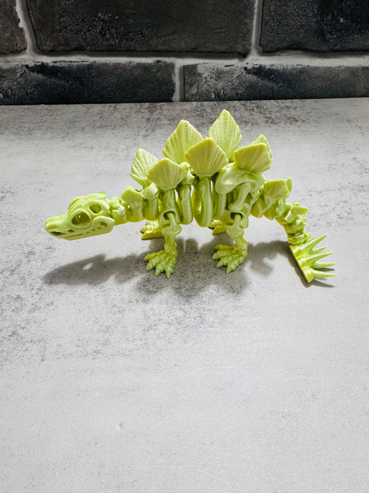 3D Printed Articulated Stegosaurus (RTS)